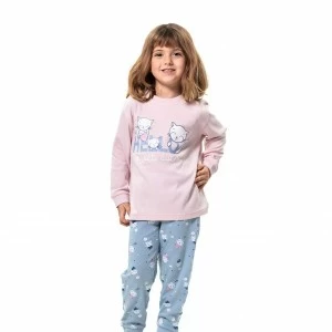 Pijama ni&ntilde;a algod&oacute;n 100% Gatitos