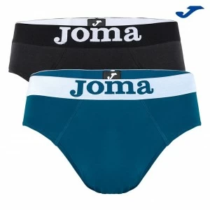 Slip hombre x2 algod&oacute;n elastano goma vista logo