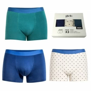 Boxer hombre cintura goma vista pack 3