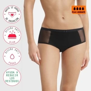 Coulotte menstrual lavable flujo abundante plumeti