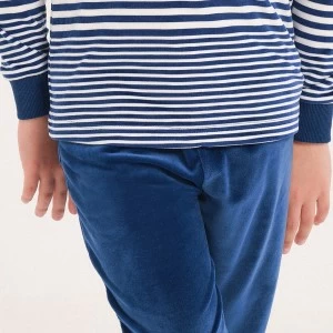 Pijama rayas ni&ntilde;o manga larga