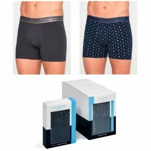 Boxer hombre algod&oacute;n el&aacute;stico pack x2