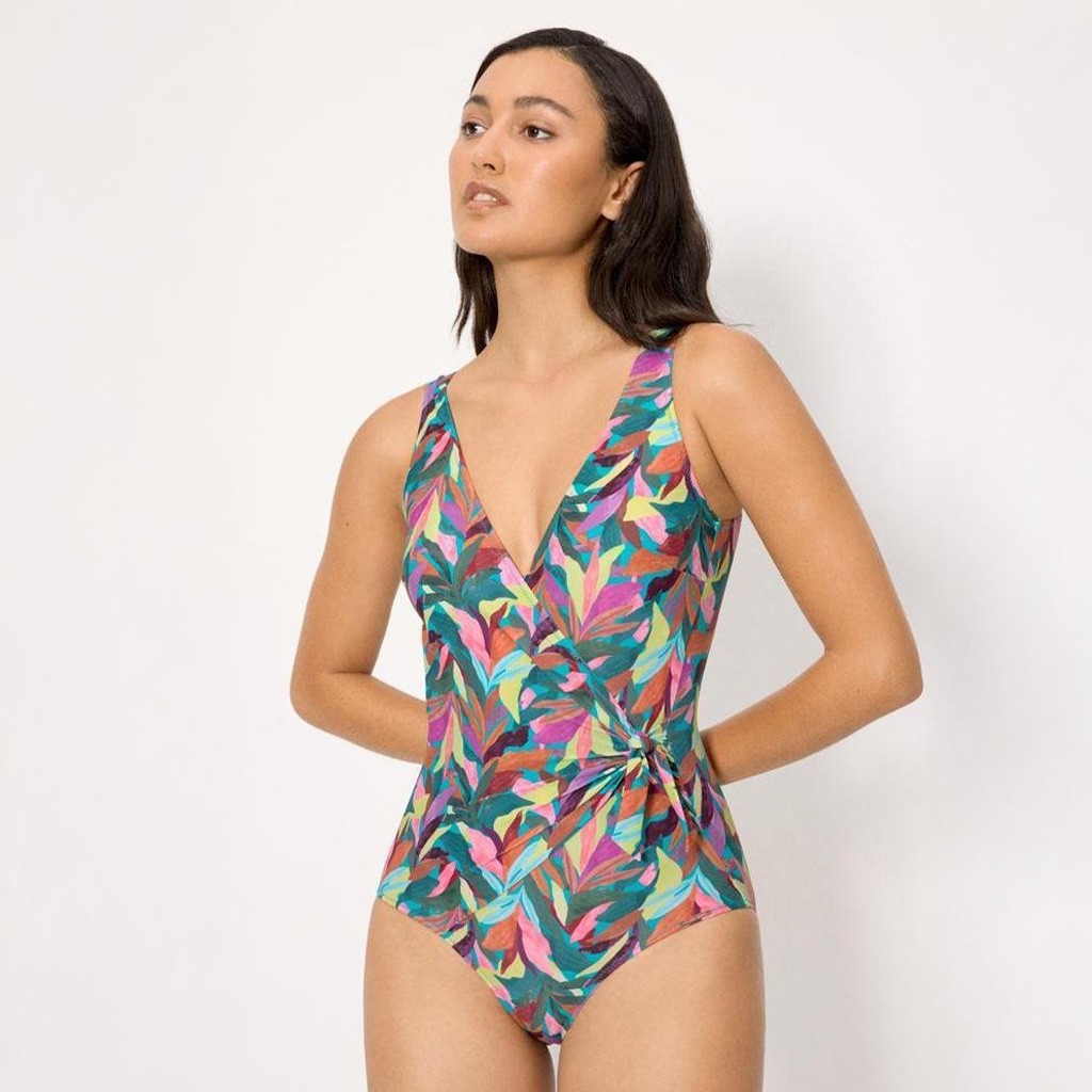 Ba&ntilde;ador moldeador mujer estampado