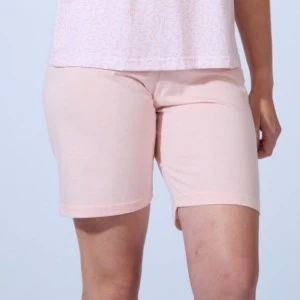 Pijama corto mujer cuello botones