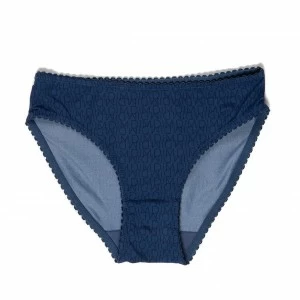 Braga bikini ni&ntilde;a microfibra suave con logo