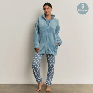 Conjunto descanso 3 piezas azul