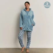 Conjunto descanso 3 piezas azul