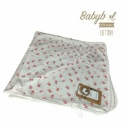 Arullo beb&eacute; algod&oacute;n estampado conejito