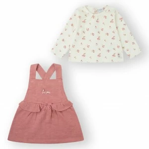 Conjunto dos piezas beb&eacute; falda peto
