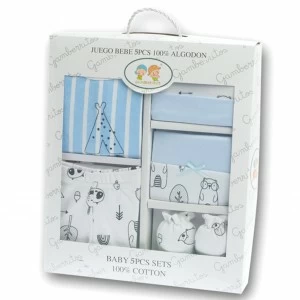Estuche regalo 5 piezas algod&oacute;n
