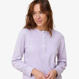 Pijama mujer manga larga algod&oacute;n