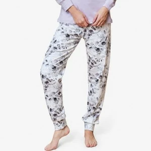 Pijama mujer manga larga algod&oacute;n
