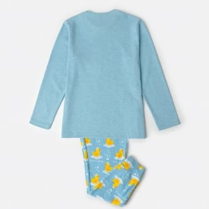 Pijama infantil manga larga patitos