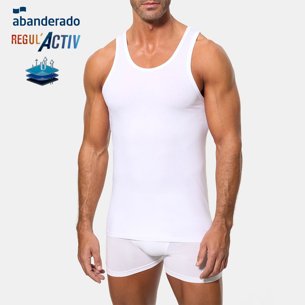 Camiseta tirantes algodón elastico Regul´Active 