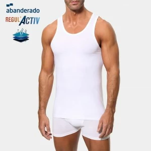 Camiseta tirantes algod&oacute;n elastico Regul&acute;Active 