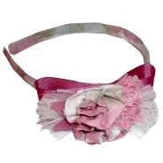 Diadema con aplique flor