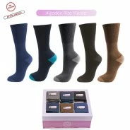 Calcet&iacute;n mujer pu&ntilde;o extra-ancho rizo Expositor 18