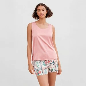 Pantal&oacute;n corto pijama estampado raso