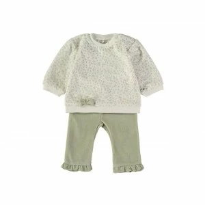 Conjunto beb&eacute; estampado floral