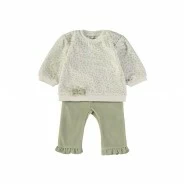 Conjunto beb&eacute; estampado floral