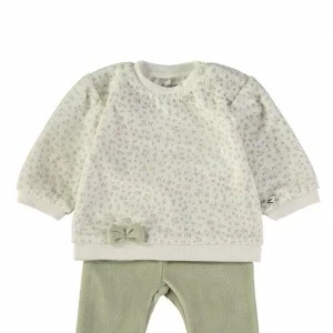 Conjunto beb&eacute; estampado floral