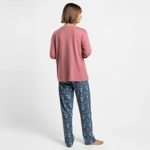 Pijama mujer manga larga viscosa