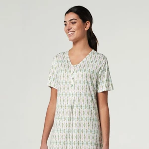 Camis&oacute;n mujer manga corta estampado