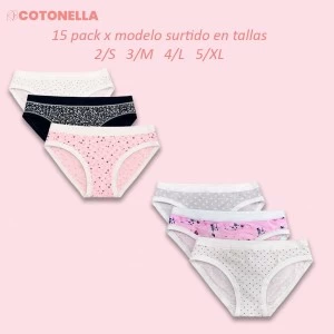 Braga bikini expositor 30 pack de 3 surtido oferta