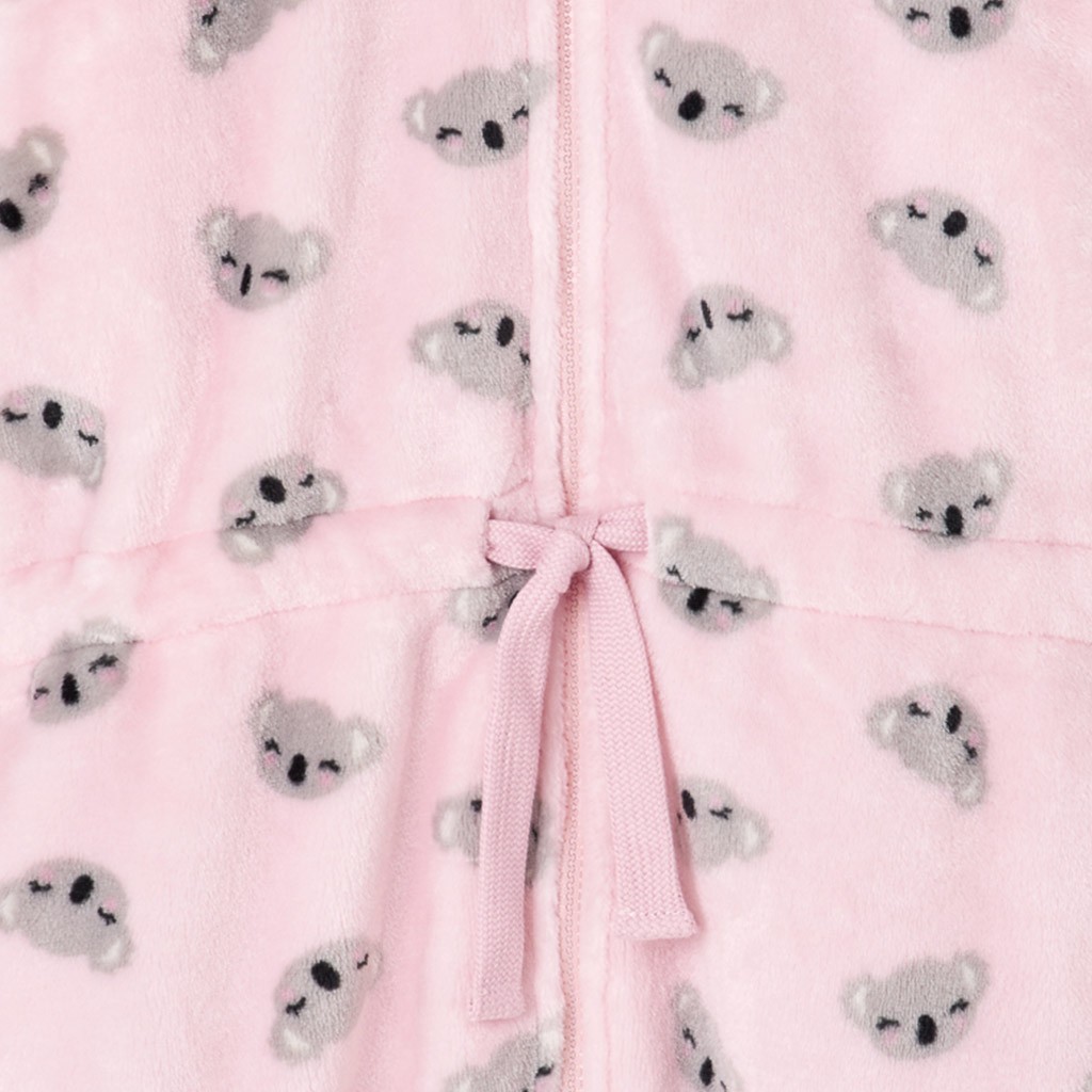 Bata mujer cintura ajustable y cremallera