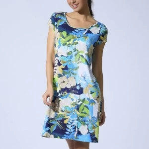 Camisola mujer manga corta cuello amplio