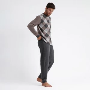 Pijama hombre manga larga 