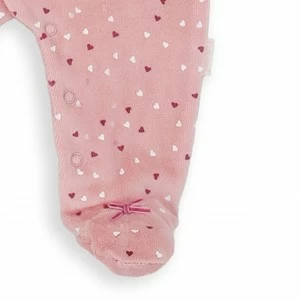 Pelele bebe manga larga abierto estampado