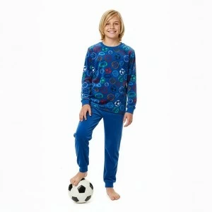 Pijama manga larga juvenil estampado balones