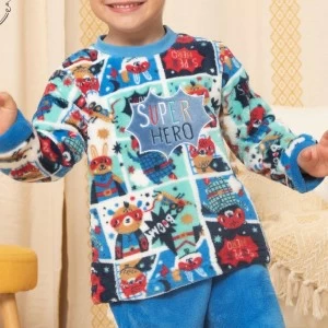 Pijama ni&ntilde;o estampado Super Hero