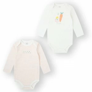 Body algodon pack2 cuello americano ni&ntilde;a