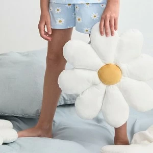 Pijama juvenil algod&oacute;n estampado margaritas