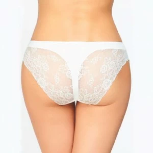 Braga bikini efecto tanga con encaje