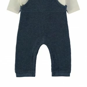 Conjunto beb&eacute; algod&oacute;n peto y camiseta