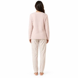 Pijama manga larga mujer tejido velour