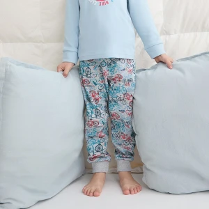 Pijama largo ni&ntilde;o algod&oacute;n estampado