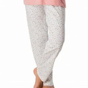 Pijama algod&oacute;n mujer manga larga