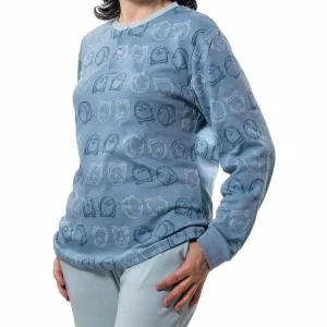 Pijama mujer manga larga estampado