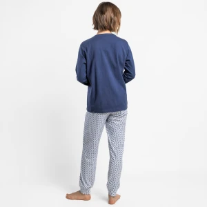 Pijama mujer algod&oacute;n cuello botones