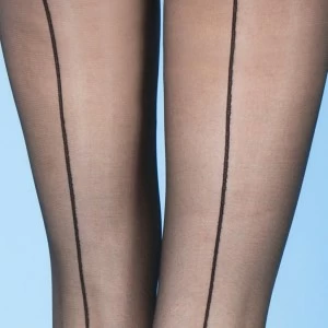 Panty fantas&iacute;a cl&aacute;sico con costura trasera