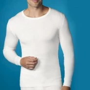 Camiseta manga larga cuello caja l&iacute;nea Termal