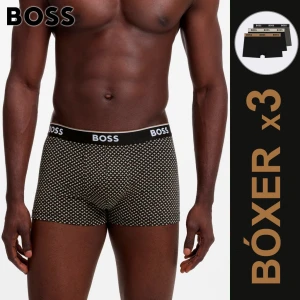 B&oacute;xer hombre x3 con goma vista geometric