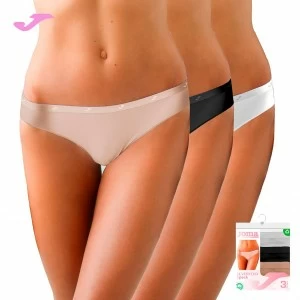 Braga bikini algod&oacute;n el&aacute;stico goma vista pack x3 