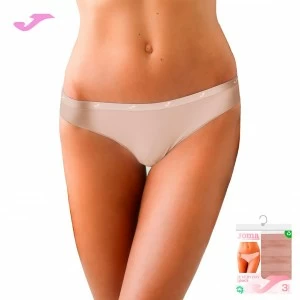 Braga bikini algod&oacute;n el&aacute;stico goma vista pack x3 