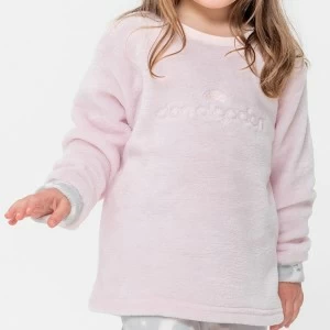 Pijama infantil coralina lunas con logo bordado