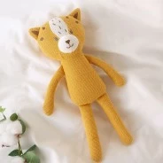 Peluche tigrecito de crochet de algod&oacute;n 100% 
